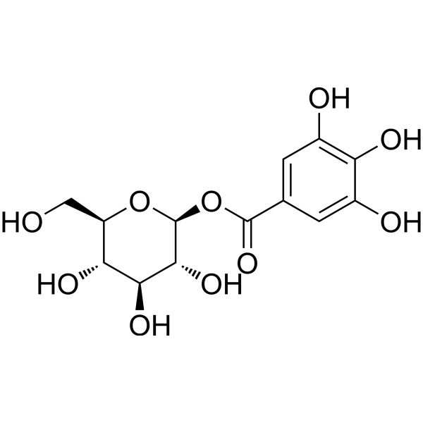 β-Glucogallin (1-O-Galloyl-β-D-glucose) 13405-60-2